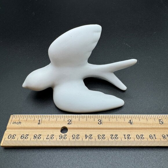 3Pcs Creative 3D Ceramic Bird Swallow Wall Decor Dining Decorative Ornaments Whi - Picture 15 of 16